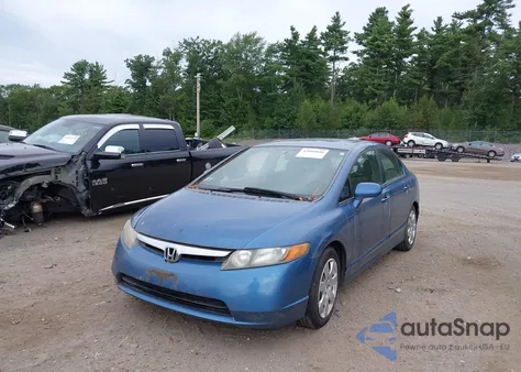 2007 Honda Civic Lx from USA, damaged, VIN 1HGFA16557L130379